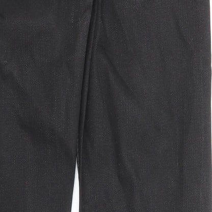 Mens UK Size 34 in Tommy Hilfiger Regular Fit Straight Black Jeans
