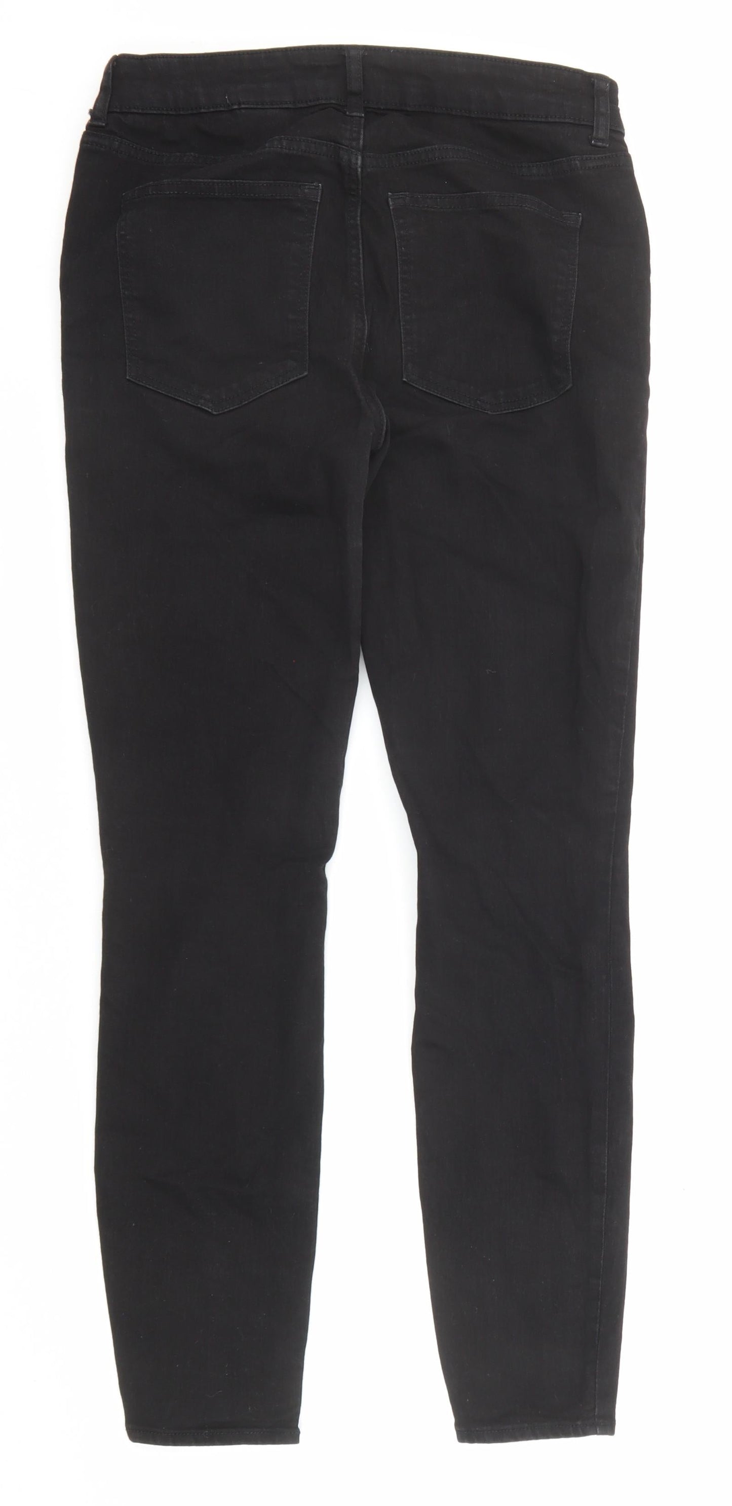 Womens UK Size 28 in H&M Regular Fit Skinny Black Jeans