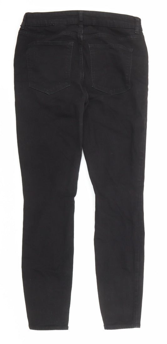 Womens UK Size 28 in H&M Regular Fit Skinny Black Jeans