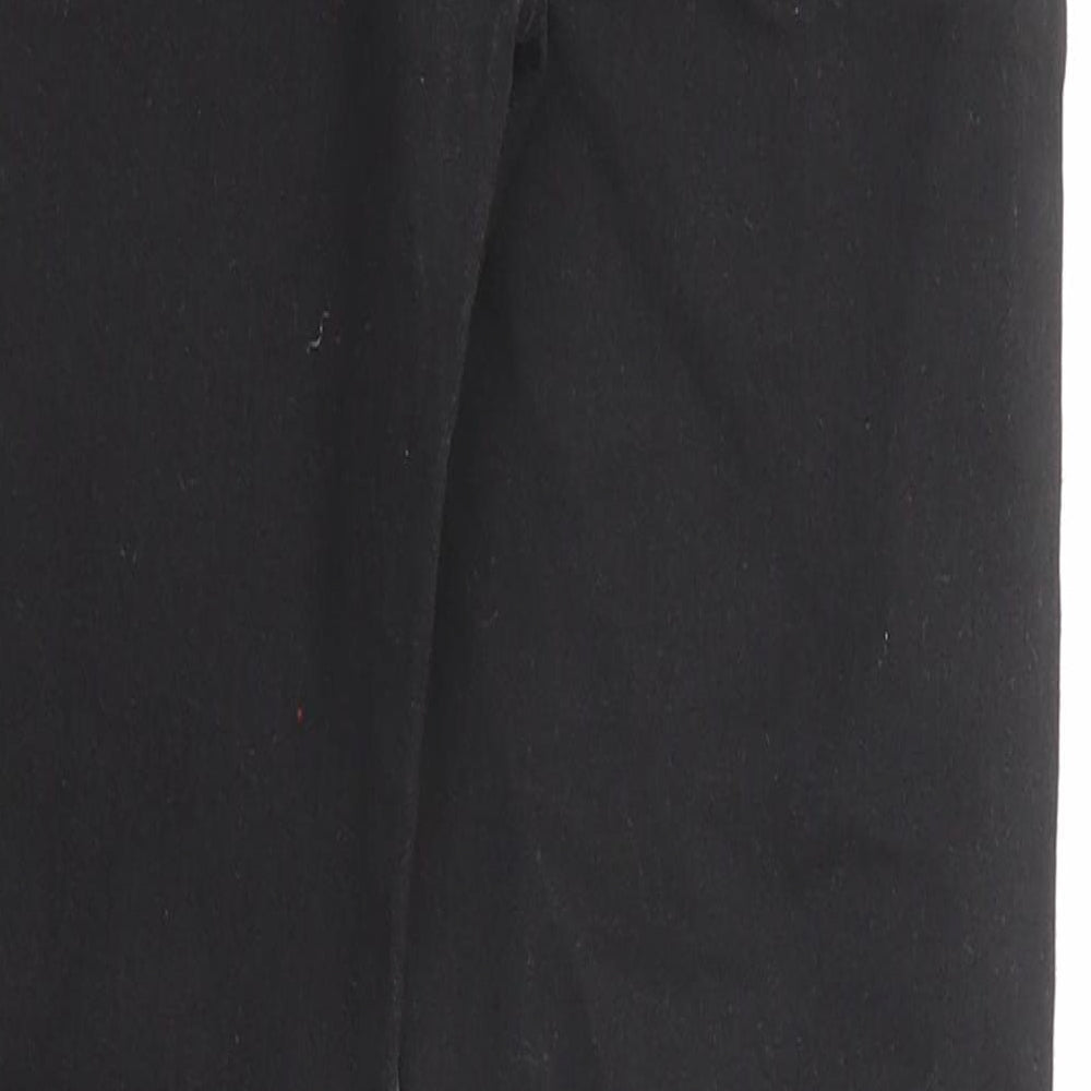 H&M Girls Black Cotton Skinny Jeans Size 10-11 Years Regular Zip