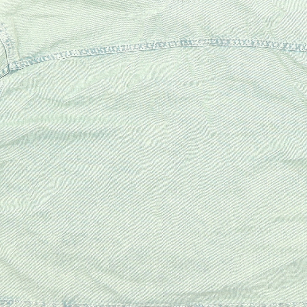 Pull&Bear Womens Green Jacket Size S Button