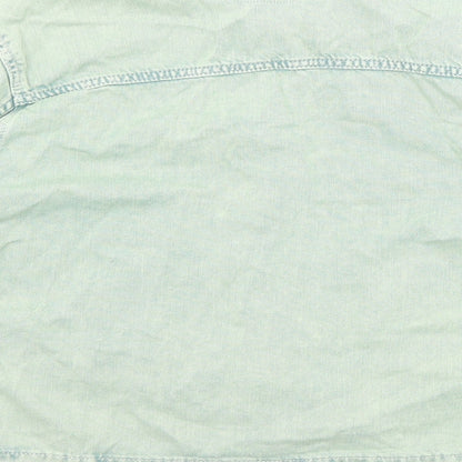 Pull&Bear Womens Green Jacket Size S Button