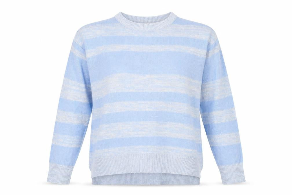 Womens UK Size S Capsule Blue Pullover Jumper