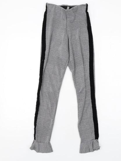 Womens UK Size 4 ASOS Regular Fit  Grey Trousers