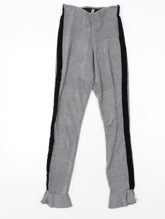 Womens UK Size 4 ASOS Regular Fit  Grey Trousers