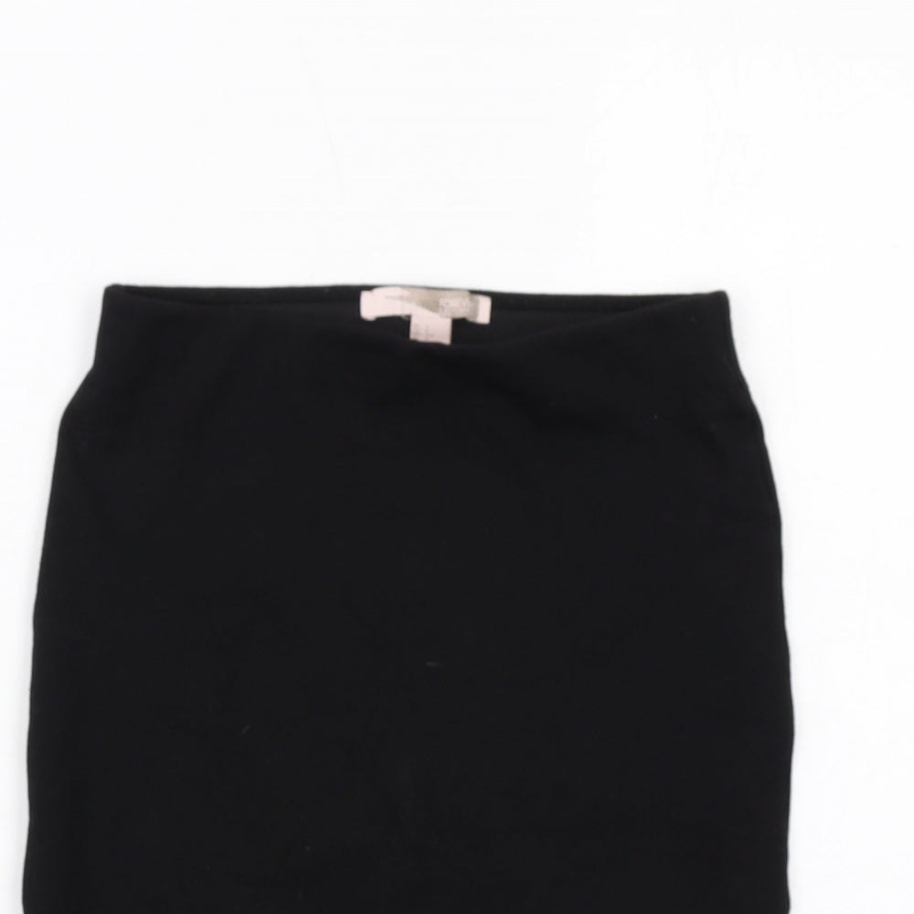 FOREVER 21 Womens Black Viscose Bandage Skirt Size S