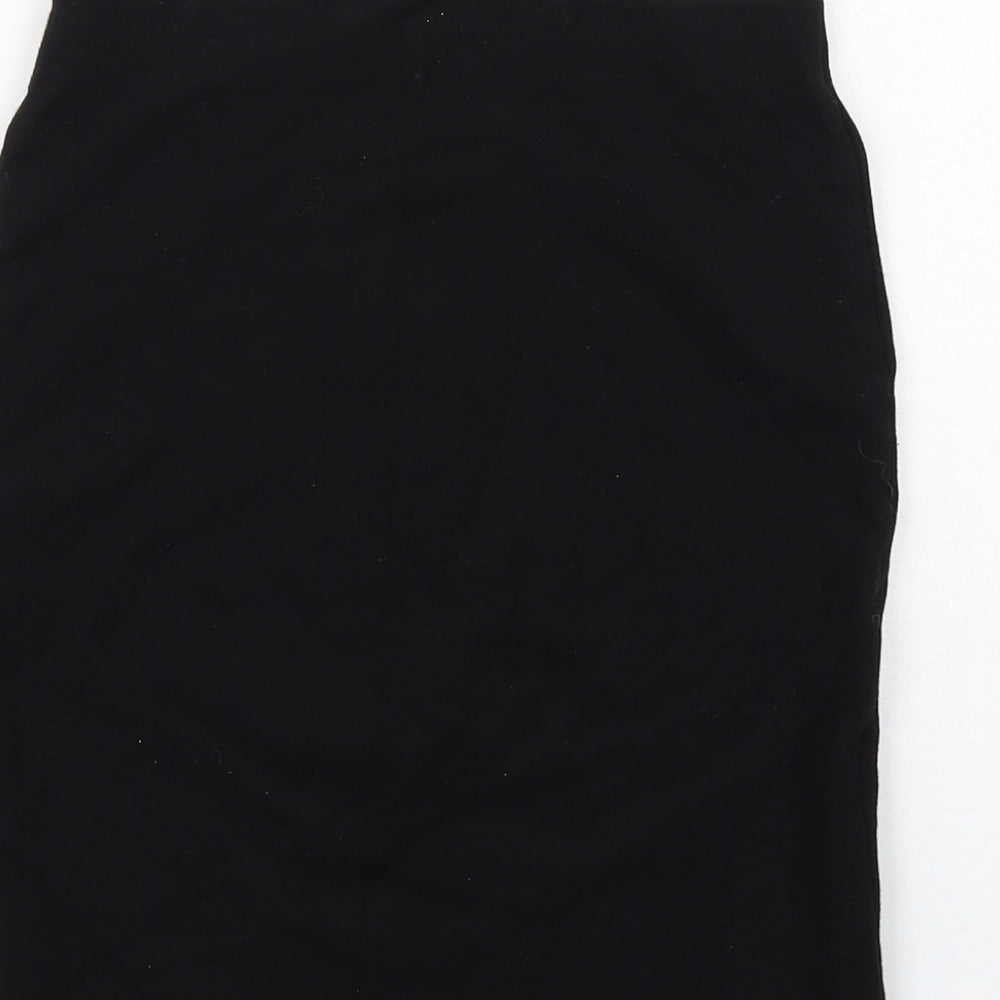 FOREVER 21 Womens Black Viscose Bandage Skirt Size S