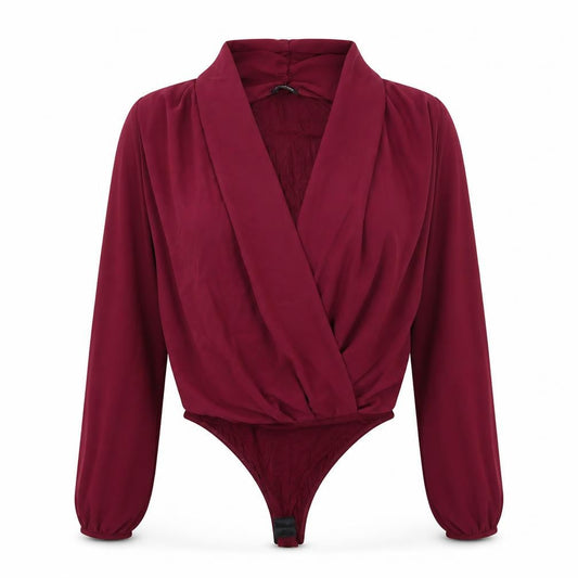 Womens UK Size 10 Boohoo One-Piece Purple Bodysuit