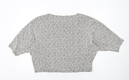 Womens UK Size M Zara White Basic Blouse