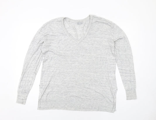 Womens UK Size L H&M Grey Pullover Jumper