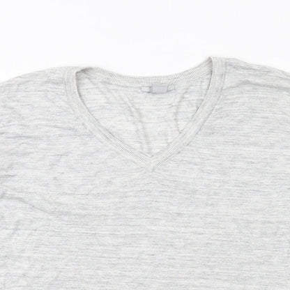 Womens UK Size L H&M Grey Pullover Jumper