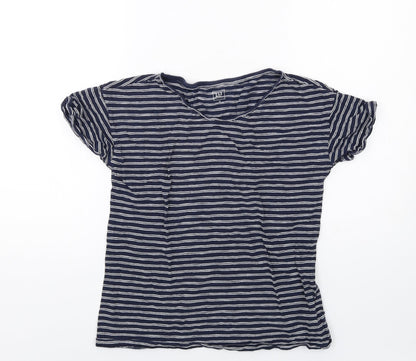 Womens UK Size XS Gap Blue Basic T-Shirt