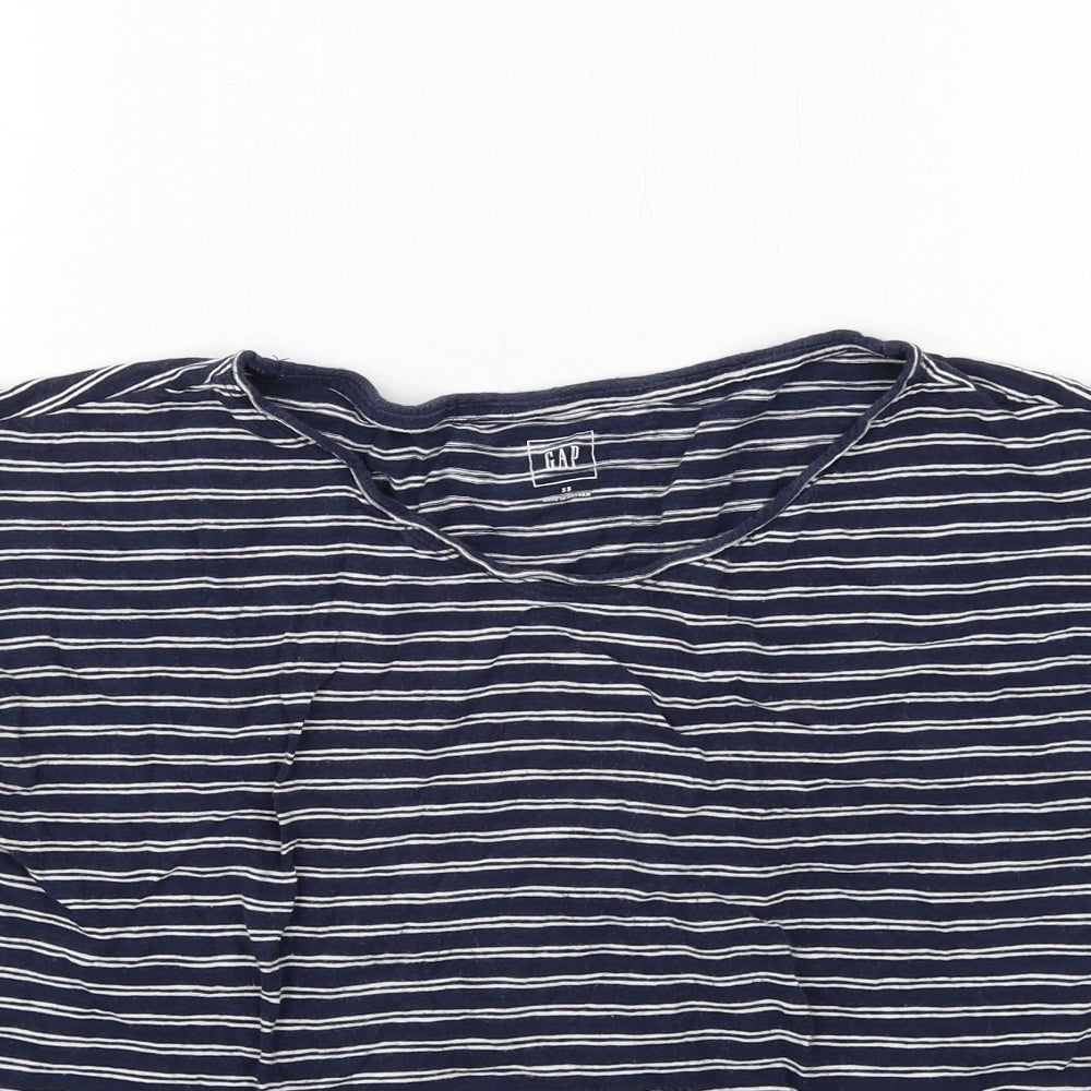 Womens UK Size XS Gap Blue Basic T-Shirt