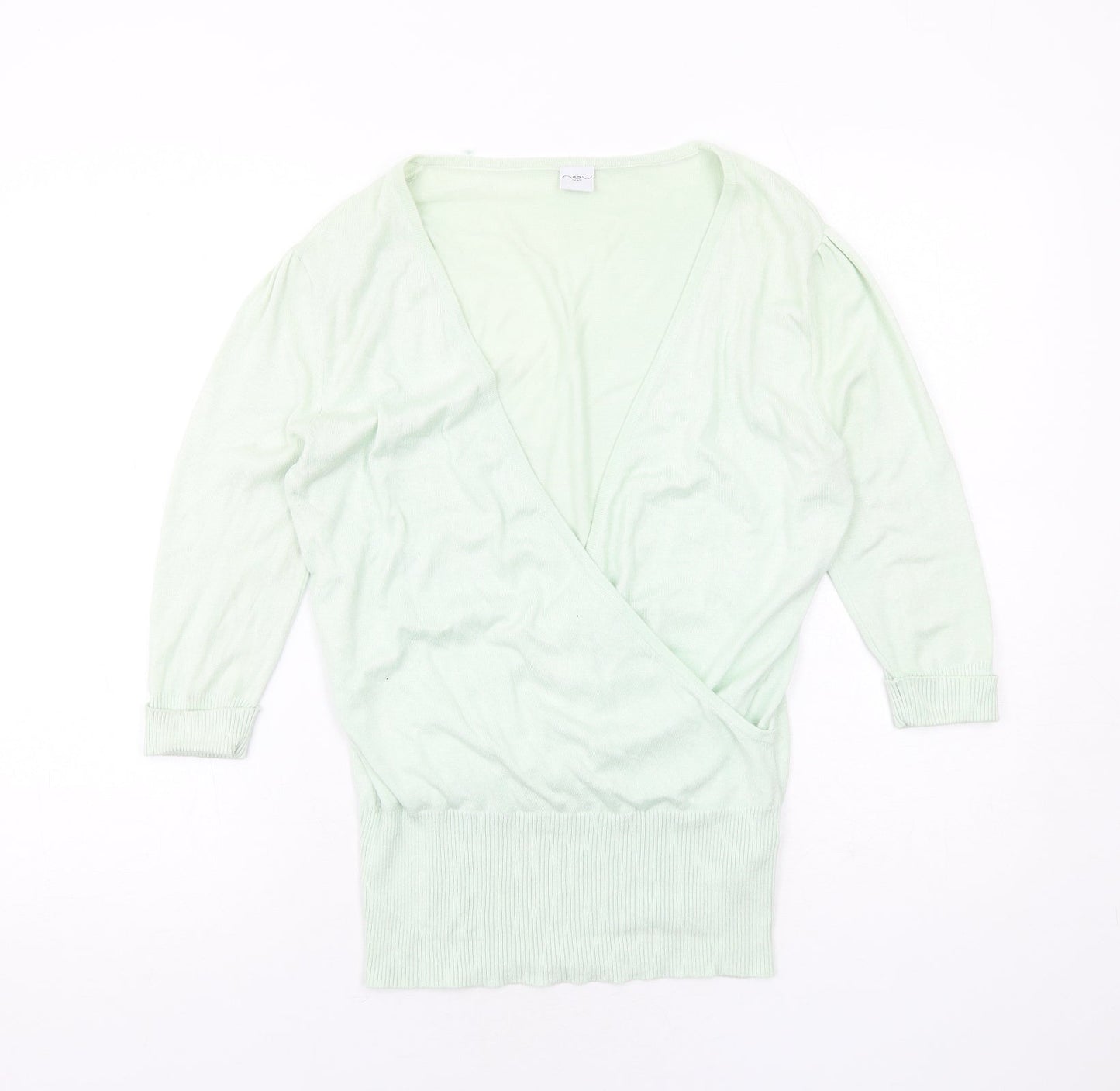 Womens UK Size 10 New Look Green Pullover Jumper