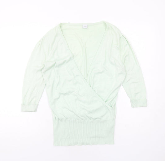 Womens UK Size 10 New Look Green Pullover Jumper