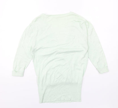 Womens UK Size 10 New Look Green Pullover Jumper
