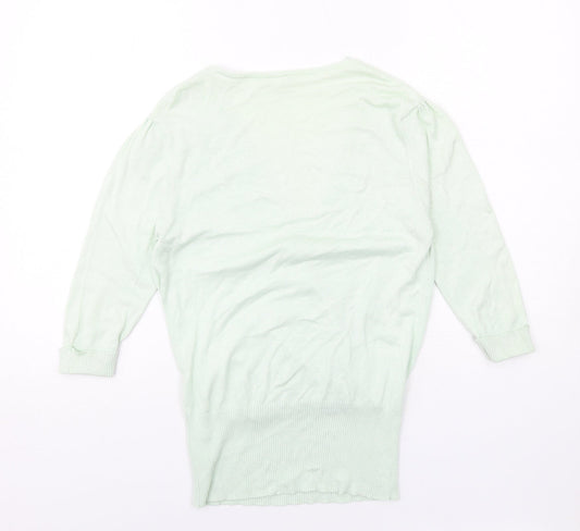 Womens UK Size 10 New Look Green Pullover Jumper