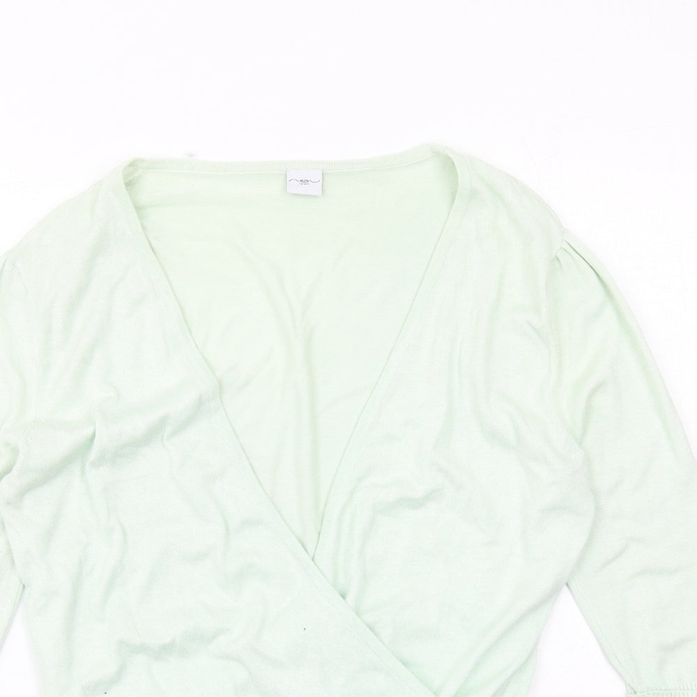 Womens UK Size 10 New Look Green Pullover Jumper