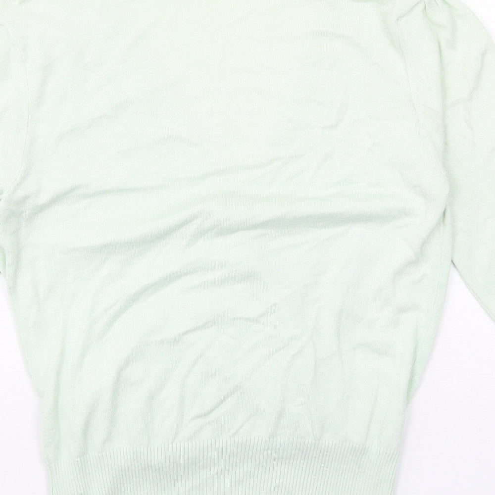 Womens UK Size 10 New Look Green Pullover Jumper