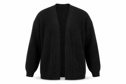 Lipsy Womens Black V-Neck Acrylic Cardigan Jumper Size 10