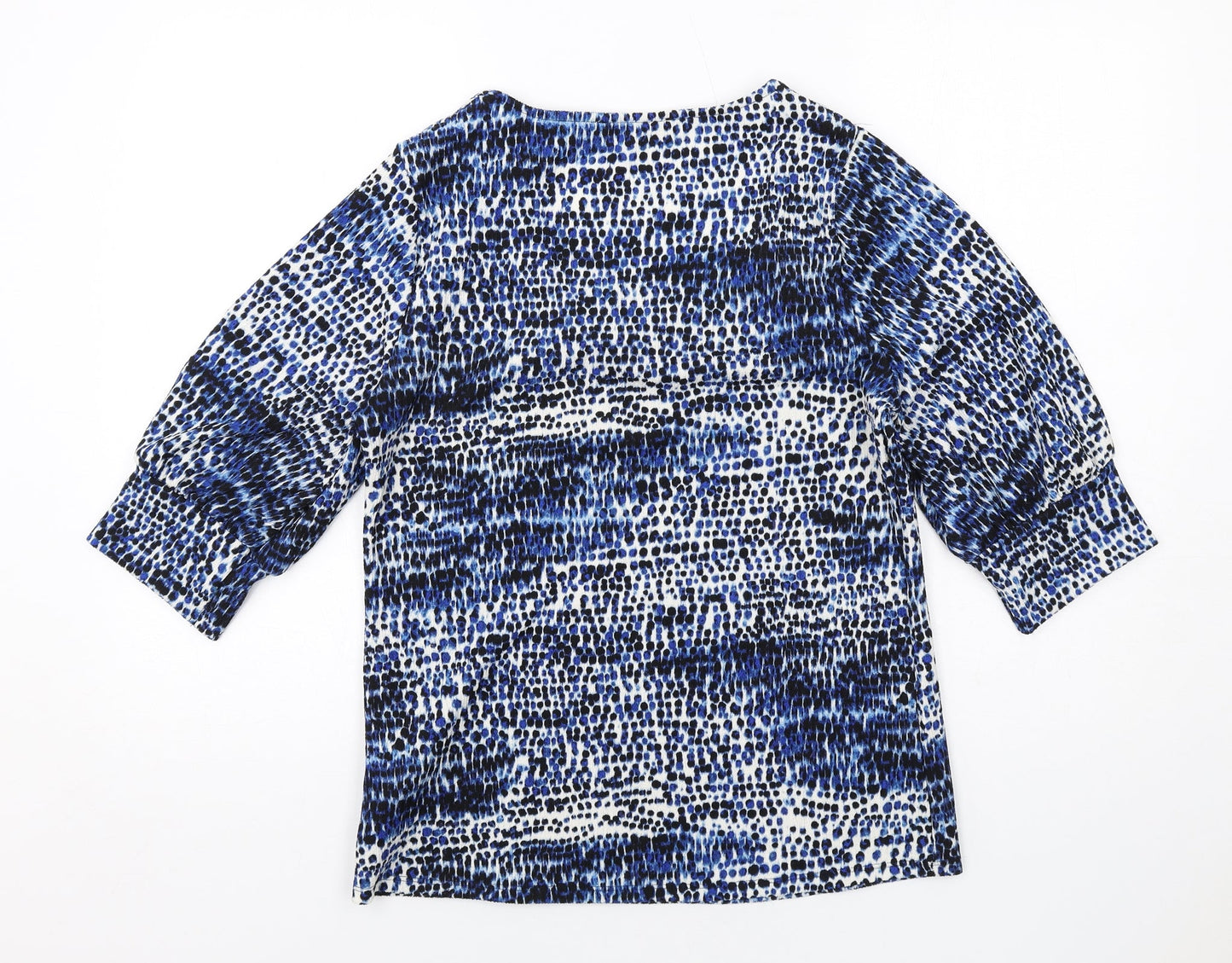 Womens UK Size 12 JD Williams Blue Basic Blouse