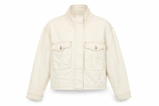 Womens UK Size M Topshop Ivory Jacket