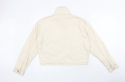 Womens UK Size M Topshop Ivory Jacket