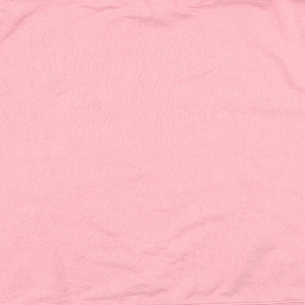 Lee Womens Pink 100% Cotton Pullover Sweatshirt Size L Pullover