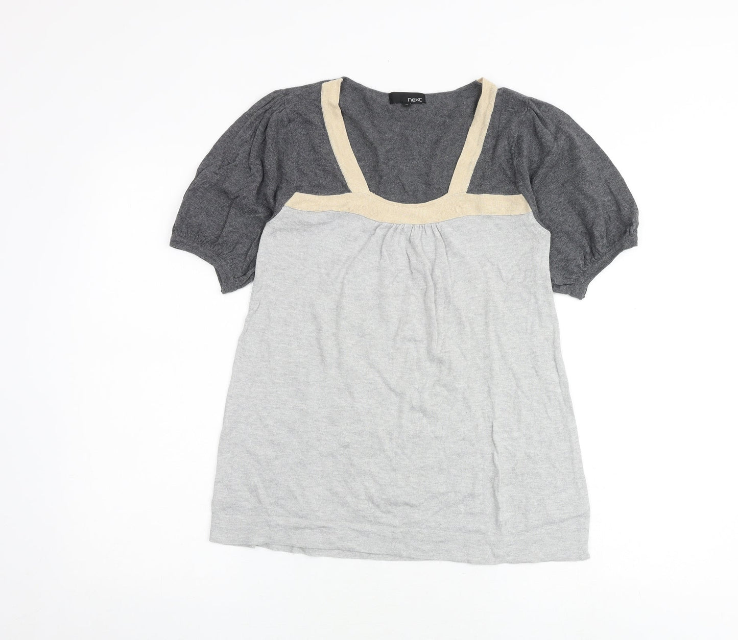 Womens UK Size 10 NEXT Multicoloured Basic T-Shirt