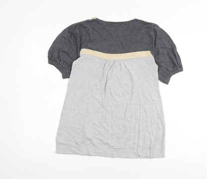 Womens UK Size 10 NEXT Multicoloured Basic T-Shirt