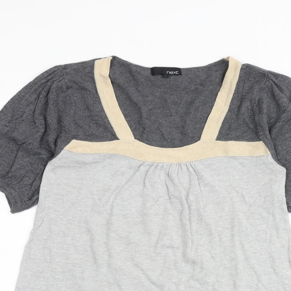 Womens UK Size 10 NEXT Multicoloured Basic T-Shirt