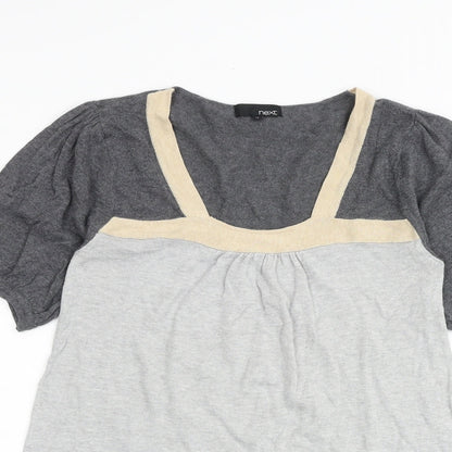 Womens UK Size 10 NEXT Multicoloured Basic T-Shirt
