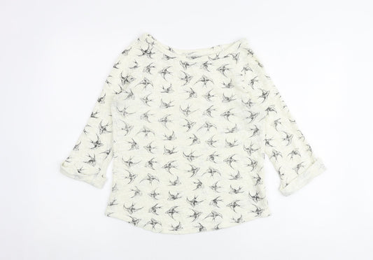 Womens UK Size 8 New Look Ivory Pullover Jumper