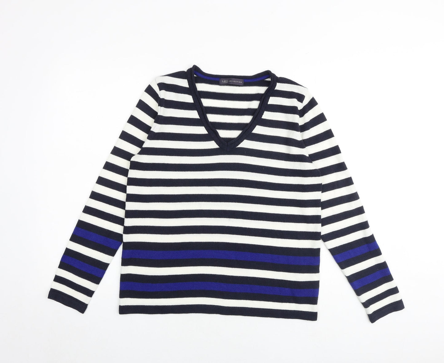 Womens UK Size 14 Marks and Spencer Multicoloured Pullover Jumper
