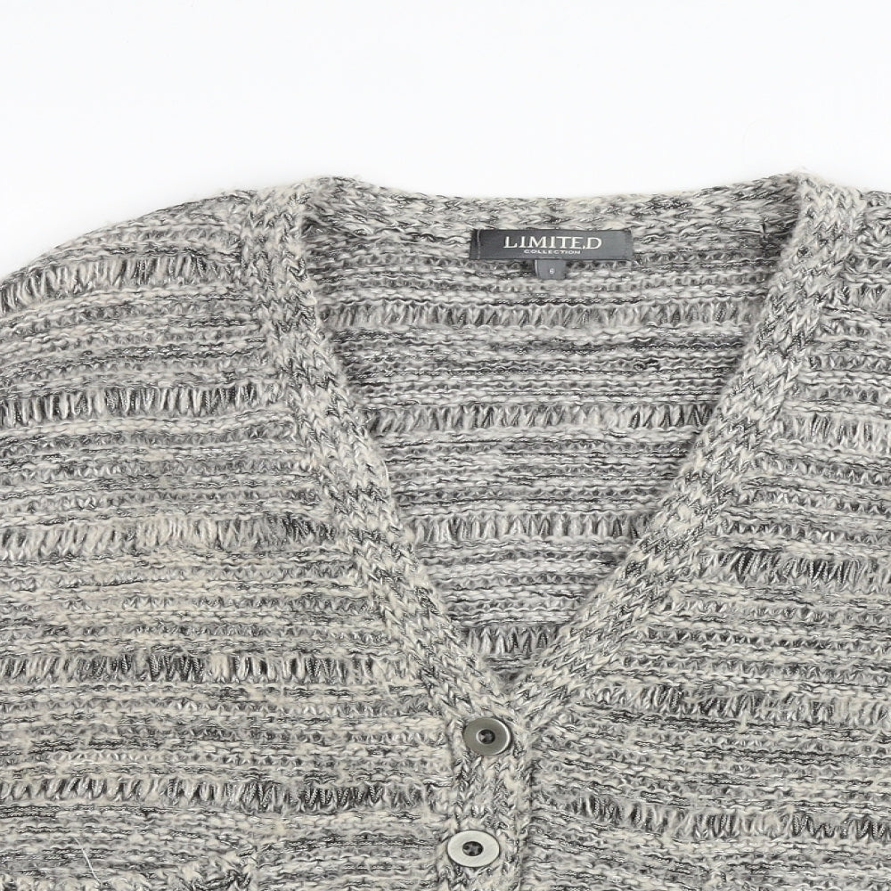 Womens UK Size 6 Limited collection Grey Cardigan Jumper