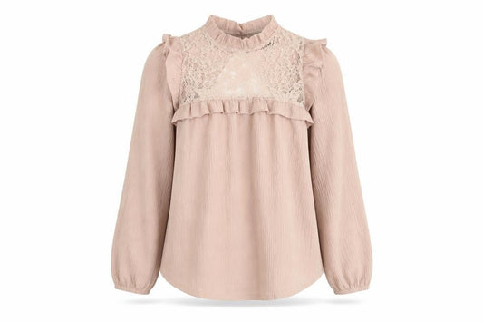 Womens UK Size 6 New Look Pink Basic Blouse