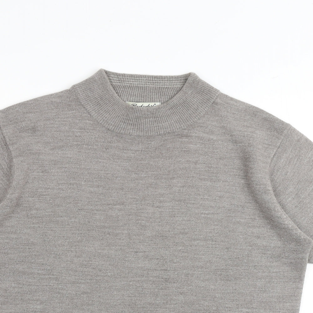 Womens UK Size 14 Berkertex Grey Pullover Jumper