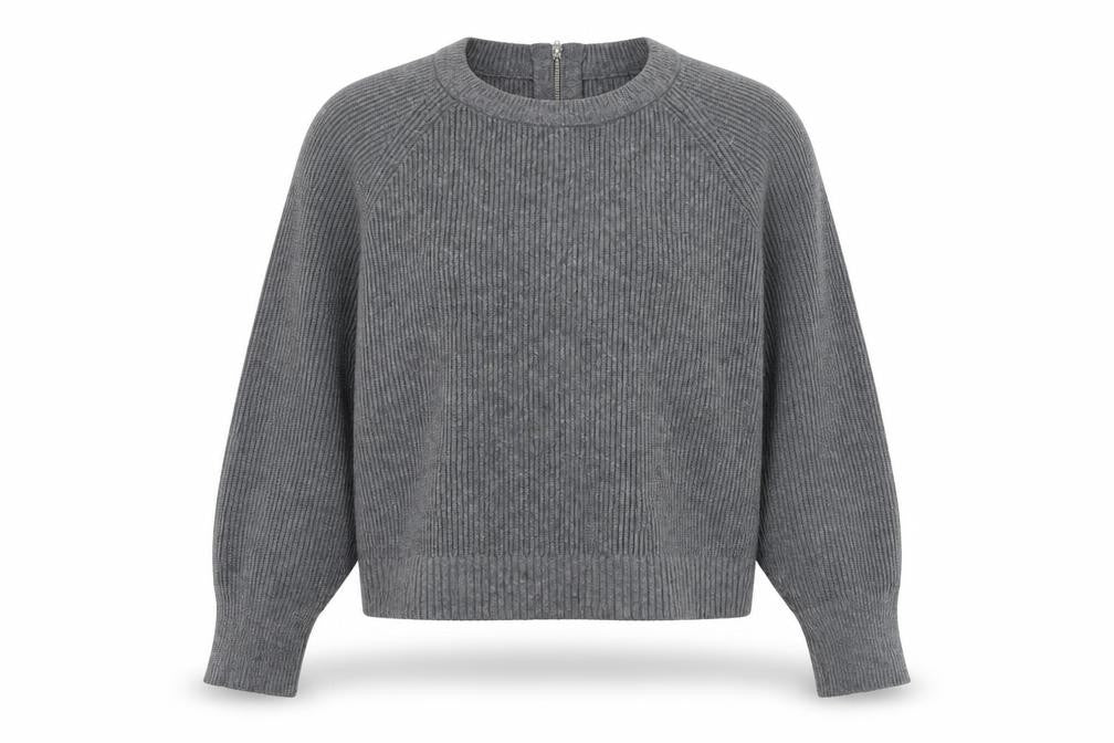 Womens UK Size S Zara Grey Pullover Jumper