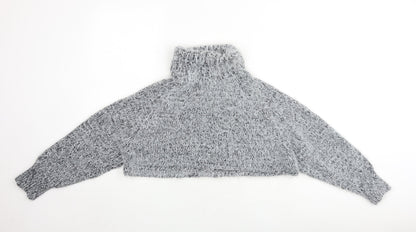 Womens UK Size XL Topshop Grey Pullover Jumper