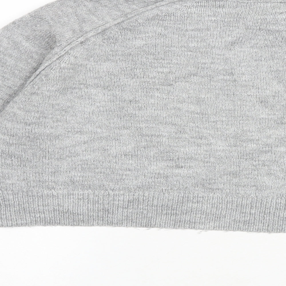 Womens UK Size S Topshop Grey Pullover Jumper