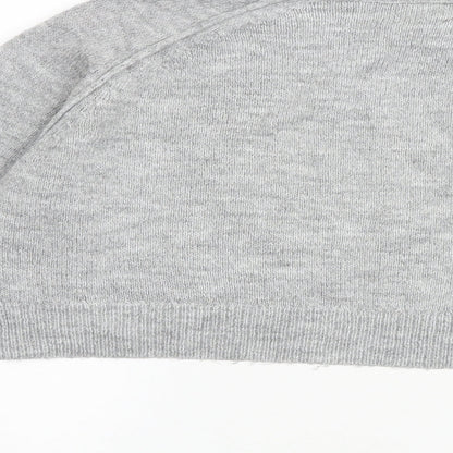Womens UK Size S Topshop Grey Pullover Jumper
