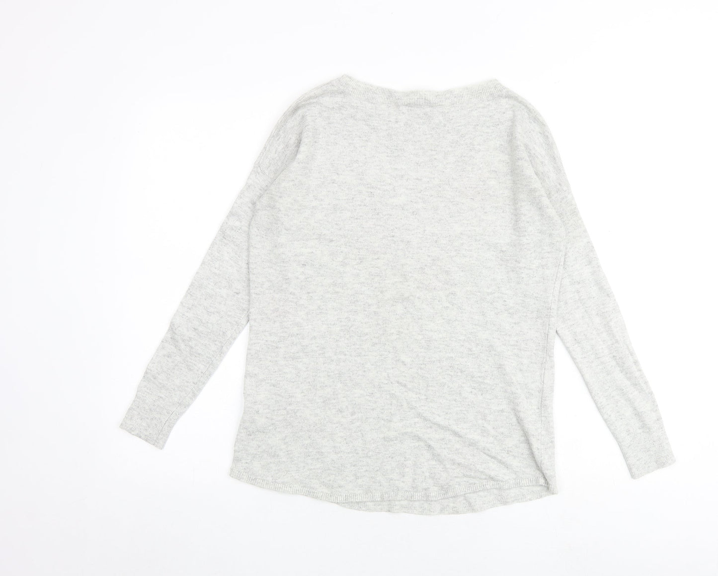 Womens UK Size XS Oasis Grey Pullover Jumper