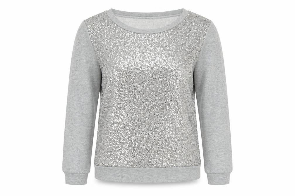 Womens UK Size M H&M Grey Pullover Sweatshirt