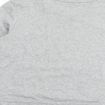 H&M Womens Grey Polyester Pullover Sweatshirt Size M Pullover