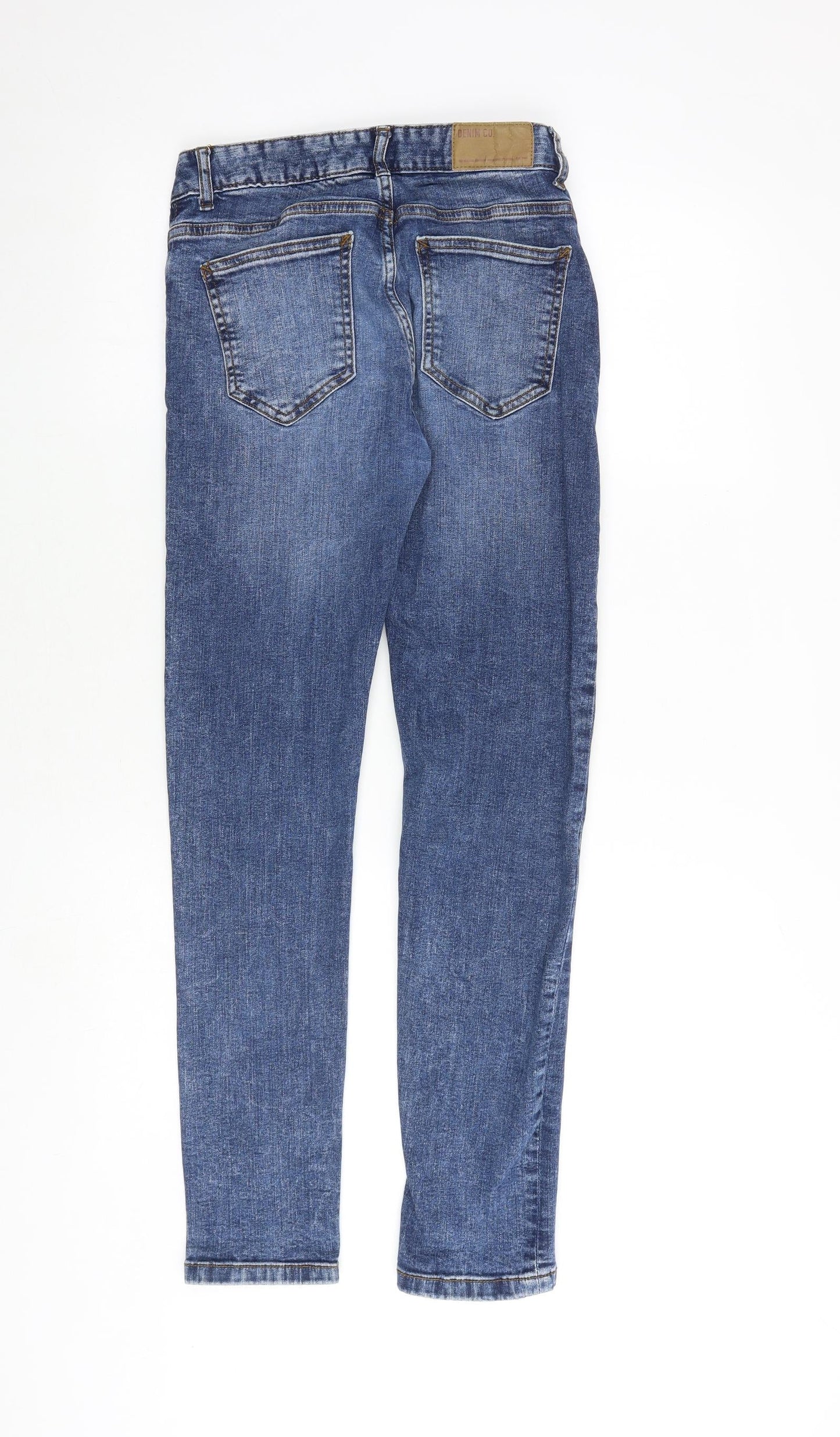 Denim & Co. Mens Blue Cotton Skinny Jeans Size 28 in L30 in Slim Button