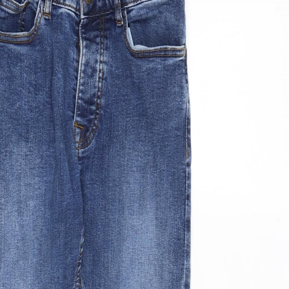 Denim & Co. Mens Blue Cotton Skinny Jeans Size 28 in L30 in Slim Button