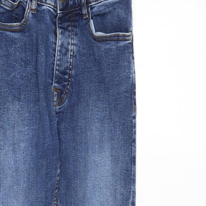 Denim & Co. Mens Blue Cotton Skinny Jeans Size 28 in L30 in Slim Button