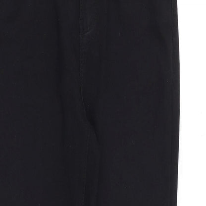 Denim & Co. Womens Black Cotton Skinny Jeans Size 10 Regular Zip