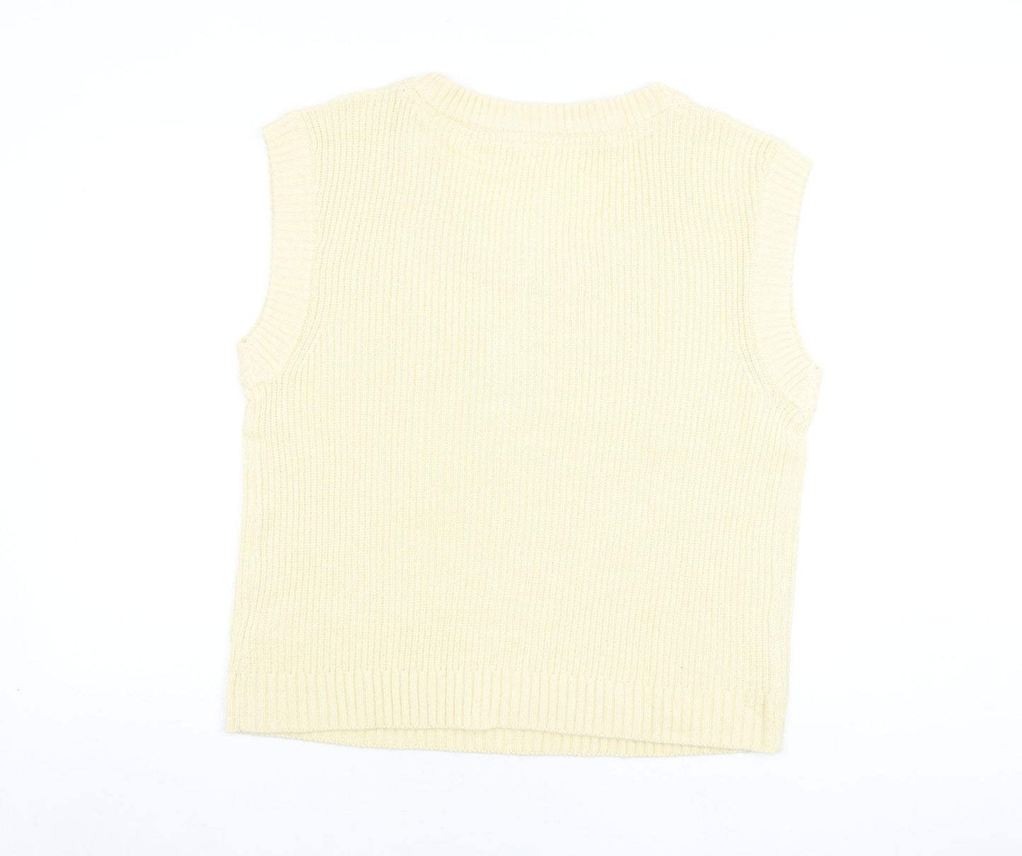 Womens UK Size L BPC Ivory Vest Jumper