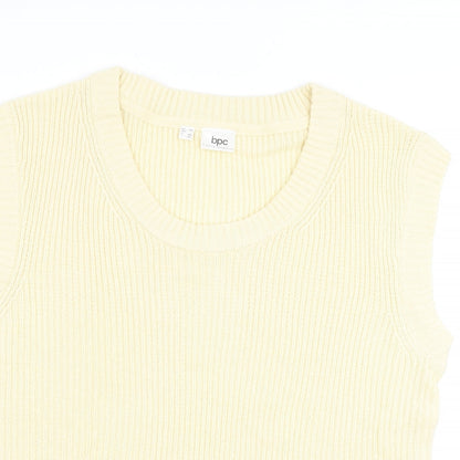 Womens UK Size L BPC Ivory Vest Jumper